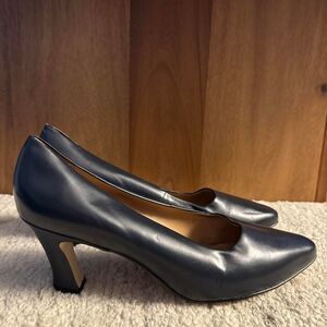 Avellini Women's Black Kitten Heels